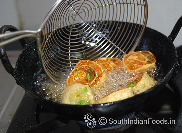 Deep fry till crisp and golden brown
